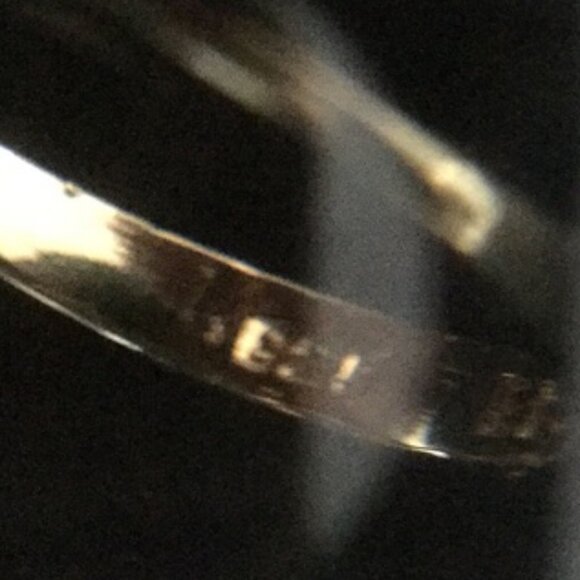 Vintage EDCO Gold Over 925 Multi Gemstone Cocktail Ring 5.5 - Picture 6 of 7